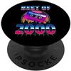 Best Of 2000 Vintage Cassette 80s 26th B Best Of 2000 26 Years Old Cassette Tape 80s 26th Birthday PopSockets PopGrip Adesivo