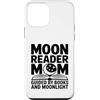 Book Lover Night Reader Mama Custodia per iPhone 12 mini Moon Reader Book Mamma guidata dai libri e dal chiaro di luna