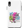Kick It Designs Custodia per iPhone XR Design colorato con giocatore di calcio sportivo pop art