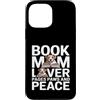 Reading Dog Lover Book Mom Custodia per iPhone 13 Pro Max Book Mom Dog Lover Pagine Paws And Peace Reading