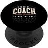 Mothers Cheerleader Support Designs Sideline Coach Dal Giorno Uno Cheer Famiglia Cheerleader Mamma PopSockets PopGrip Adesivo