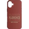 South Carolina born and South Carolina a Custodia per iPhone 16 Plus Vintage Firenze Carolina del Sud