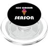 It's Ice Cream Season Gelato Stagione Divertimento Estate Mese Soft Serve Ice Cream Truck PopSockets PopGrip per MagSafe