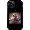 Doberman Puppy Lover PS Custodia per iPhone 11 Pro Divertente retrò giapponese Dogzilla Doberman amante dei cani