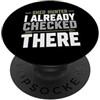 Gift For Shed Hunter Antler Collector Sp Capannone da caccia capanno cacciatore corna da caccia alce a coda bianca PopSockets PopGrip Adesivo