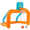 M MOLTO Molto - Porta da Piscina Giocattolo con canestro Splash And Score, Porta Gonfiabile, per Giardino o Piscina, Include gonfiatore e 2 palloni, Giocattoli educativi, + 3 Anni