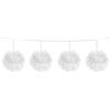Folat Festone con pon pon bianchi 12 cm / 3 metri