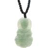 agathe création JCA-F16004-Agathe Creation-Collana in giada Buddha Guan Yin, con pietra di giada naturale (categoria A), porta felicità, fatto a mano