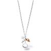 Purelei Ocean Crush - Collana da donna in acciaio inox con ciondoli marittimi, conchiglia, stella marina e pesce, catena regolabile 40-45 cm, gioiello da donna per occasioni speciali, Eine Grösse