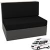 MeYuxg 2 Pezzi di Coprisedia per Camper (1 Set), Coprisedia per Camper, Fodere Lavabili per Divano, Coprisedie per Camper per Rimorchi, Fodere per Divano Elasticizzate, per Camper, Ristorante (Nero)