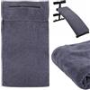LeLiangLiang Asciugamano Palestra microfibras, Telo Microfibra Palestra, Gym Towels, Asciugamano Fitness, Asciugamani Telo Mare Microfibra con Tasca per viaggi, sportivo, fitness accessorio(50 x 120 cm)