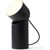 Lexon ORBE Lampada da Tavolo Lexon con Testa Magnetica Staccabile - Lampada LED Senza Fili e Ricaricabile per Camera da Letto, Ufficio ed Esterno - Nera