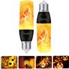 Yewclls Lampadina a fiamma E27, effetto fiamma, effetto luce tremolante, 3,5 W, per esterni, per Halloween, casa, giardino, bar, feste, matrimoni, ristoranti, San Valentino