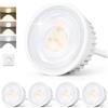 GeyouLux LED Modulo 230V Ultrapiatto ø50x23mm per Faretto - 5W 500LM IP44 Angolo di Emissione 38° Bianco Caldo Bianco Naturale Bianco Freddo Dimmerabile - Sostituzione Lampadina MR16/GU10 - Set da 4