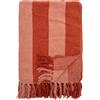 Bloomingville - Plaid Frello - Arancione - Cotone riciclato