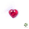 SBI Gems 6X6 Mm Rubino Naturale A Forma Di Cuore Taglio 1.30 CTS Gemma Sfaccettata Gf