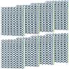 Yaunming 8 pezzi di ovatta filtro 9D ad alta efficienza, ovatta filtro per acquario (10 x 10 x 2 cm), tappetino biochimico con struttura a nido d'ape, design multistrato con elevata permeabilità per filtri