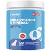 animigo Vitamine per Cani con Minerali, 120 Compresse Masticabili, 18 Vitamine e Minerali, Sistema Immunitario, Ossa, Articolazioni e Pelo, Integratori per Cani per Tutte le Taglie e Razze, Prodotto in UE