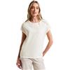 Street One A323312 Maglietta con Dettagli all'Uncinetto, Bianco Sporco, 46 Donna