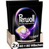 Perwoll Renew Caps - Detersivo per bucato nero e fibra (80 lavaggi), detergente delicato All-in-1, per rinfrescare il colore e lisciare le fibre per capi neri e scuri