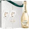 Perrier Jouet Perrier-Jouët Champagne AOC Blanc De Blanc + 2 Flute Confezione Regalo, cl.70
