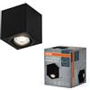 LEDVANCE SPOT SURFACE SQUARE BLACK GU10 IP20