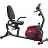 HOMCOM Cyclette reclinata con schienale e 8 livelli resistenza, display LCD | Aosom Italy