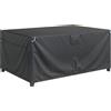 Outsunny Copertura mobili giardino impermeabile Oxford 420D, 180x120x74 cm, Nero | Aosom Italy