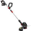 Outsunny Decespugliatore a batteria 18V con 2 batterie e asta regolabile, Argento | Aosom Italy