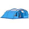 Outsunny Tenda campeggio tunnel 4 persone con 3 camere e finestre | Aosom Italy