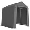 Outsunny Tenda garage impermeabile con porta avvolgibile, 2,3x1,9 m, Grigio scuro | Aosom Italy