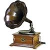 Lettore grammofono HMV vintage funzionante fonografo decorazione antica regalo
