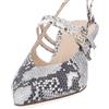 Galieti Slingback in pelle, cinturini con fibbia e tacco 6,5 cm