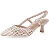 Kharisma Slingback traforate con cinturino e tacco 6 cm