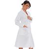 IL CAMICE CAMICE MANICA LUNGA DOTTORESSA C0077 BIANCO
