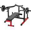 VEVOR Macchina per chest press da 450 libbre Panca regolabile Panca piana inclinata Palestra