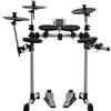 XDrum DD-400 Set Batteria Elettronica (Batteria Completa, 4 Drum Pads, 3 Cymbal Pads, Modulo Sonoro con 180 Suoni, 10 Kit Preimpostati, 40 Brani Preimpostati, USB, MIDI)