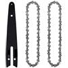 ZHLWei Confezione da 12 catene da 4/6, accessori for mini motoseghe Home 4/6 (guida/catena) Catene di ricambio for seghe da potatura a batteria, utensili da taglio