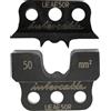 Intercable MPU UEAE50R Pressa Rotonda 50 mm² per Manicotti e Capicorda | Ganasce a pressione in acciaio cromo vanadio per pinza crimpatrice, compatibili con terminali a tubetto e cavi