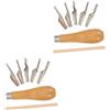 DIYEAH 2 Set Di Strumenti Per Pittura Raschietti Per Pittura A Spatole Da Intaglio Manico Liscio Non