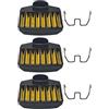 DORFEY Filtro aria 3 pezzi/lotto con kit molla adatto for motosega H-U-S-Q-V-A-R-N-A 365 362 371 372 372XP ricambio 503 81 45 02, 503 73 54 01