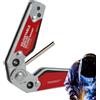 Generic Magnet di saldatura: supporto magnetico per saldatura, fissaggio per saldatura ad angolo | Potente magnete commutato, strumento saldatore versatile, magnetico per edilizia agricola, assemblaj