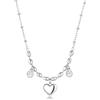 Brosway Collana Donna, Collana in Acciaio e Cristalli con Simbolo Cuore | Collezione Chakra - BHKN161