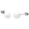 Gioielleria Bucci ORECCHINI IN ORO BIANCO 18 KT CON PERLE 5 MM
