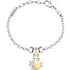 Morellato Bracciale Donna in Acciaio, Cristalli, Puzzle, Collezione DROPS, Amicizia, Idee Regalo - SCZ1349, Acciaio
