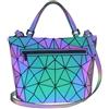 SCOFY FASHION Zaino Olografico Geometrico Per Donna Zaino Riflettente Che Cambia Colore Zaino Luminoso Da Viaggio Zaino Da Viaggio Borsa Da Viaggio Cartella (Borsa)
