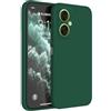 HAFFAN Custodia in Silicone TPU Compatibile con OnePlus Nord CE 3 Lite (6.7 inches), Cover Case Protettiva per Cellulare - Verde scuro
