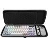Linkidea Custodia rigida da viaggio per tastiera compatta al 75%, custodia protettiva per computer con 84 tasti wireless/cablata per tastiera portatile, compatibile con ASUS ROG Azoth 75%