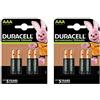 Duracell BUN0043A - Batteria ricaricabile, Mini Stilo AAA 850 mAh x8