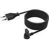 Flexson Cavo di alimentazione da 5 m per SONOS ERA 100 e 300, RAY, ARC, SUB (GEN 3), SUB-mini, AMP, BEAM, PLAY BASE, PLAY5 (GEN 2) - Nero (EU)